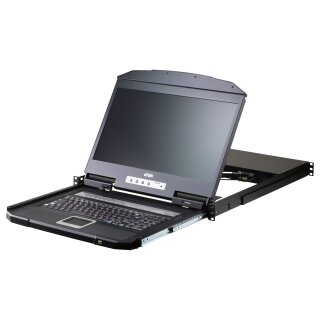 ATEN CL3116NX KVM-Switch, 18,5Zoll TFT, VGA, PS/2-USB, 16 Port, FR-Layout
