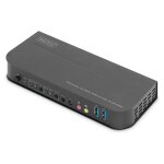 DIGITUS KVM Switch, 2x1 HDMI, HDMI Out,USB, 4Kx2K@60Hz