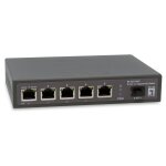 LevelOne PoE+Switch 4x2.5GE PoE/1x2.5GE/+65W unmanag.Plastik