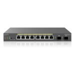 Engenius Switch 8-port GbE PoE.af/at(+) 130W, 2xSFP