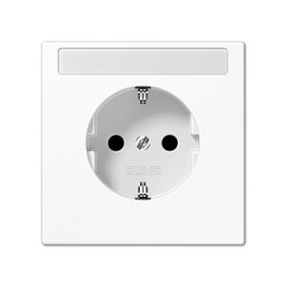 Jung LS1520NAWW SCHUKO Steckd.m.Schriftf.