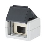METZ CONNECT Modul IP44 AP-Gehuse grau unbestuckt fur...