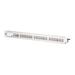Modul 19 Zoll Modultrger 1HE 24 Port Edelstahl, unbestckt