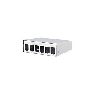 METZ CONNECT Modul AP-Gehuse 6 Port reinweiss RAL9010