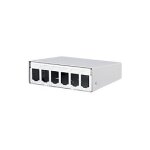 METZ CONNECT Modul AP-Gehuse 6 Port reinweiss RAL9010