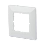 METZ CONNECT Abdeckplatte 80x80mm reinweiss E-DAT C6