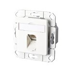 Anschlussdose E-DAT C6 8(8) UPk Cat.6, LSA, reinweiss