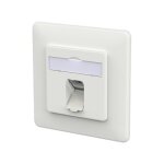 METZ CONNECT Anschlussdose E-DAT C6A LSA++ 1 Port UP...