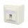METZ CONNECT Anschlussdose E-DAT C6A LSA++ 1 Port AP reinwei