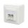 METZ CONNECT Anschlussdose E-DAT C6A LSA++ 2 Port AP verkehrswei