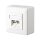 METZ CONNECT Anschlussdose ISO/IEC Cat.6A E-DAT 2 Port AP reinwei