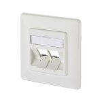 METZ CONNECT Modul Anschlussdose UP 2 Port unbestuckt...