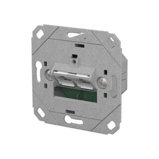 METZ CONNECT Anschlussdose E-DAT C6A IDC 2 Port UP0 metallisch