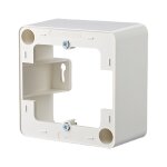 METZ CONNECT Aufputzrahmen 85x85x43mm 1fach reinweiss