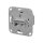 METZ CONNECT Anschlussdose E-DAT C6A LSA++ 2 Port UP0 metallisch