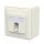 METZ CONNECT Anschlussdose E-DAT C6A IDC 1 Port AP reinwei