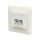 METZ CONNECT Anschlussdose E-DAT C6A IDC 2 Port UP reinwei