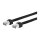 METZ CONNECT Patchkabel 6kV Flex500 Outdoor schwarz 1m