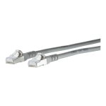 METZ CONNECT Patchkabel Cat.6A AWG 26 grau 0.3m