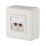 METZ CONNECT BTR Dose AP/2 reinweiss E-DAT Modul 2 Ports...