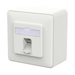 METZ CONNECT Anschlussdose E-DAT C6A IDC 1 Port AP...