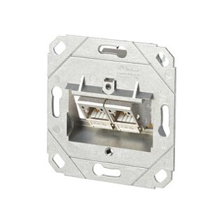 METZ CONNECT C6Amodul 2 Port 180 M UP0-Dose reinweiss RAL9010