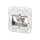 METZ CONNECT C6Amodul 1 Port 180 M UP0-Dose reinweiss RAL9010