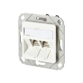 METZ CONNECT C6Amodul 2 Port 180 M UPk-Dose reinweiss RAL9010