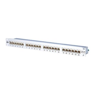 METZ CONNECT Patchfeld E-DAT ISO/IEC Cat.6A 24 Port 1 HE LSA