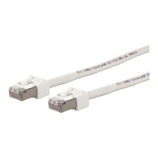 METZ CONNECT Ultraflex500 VoIP Patchkabel S/FTP Cat.6 wei 5,0m