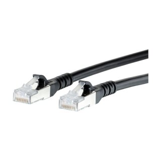 METZ CONNECT TP-Patchkabel ISO/IEC Cat.6 AWG26 2x RJ45 2,0m schwarz