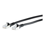 METZ CONNECT Patchcable Cat.6A AWG 26 LSOH schwarz 25m