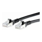 METZ CONNECT Patchcable Cat.6A AWG 26 LSOH schwarz 50m