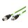METZ CONNECT Verbindungsleitung M12 ST-RJ45 ST 8-pol X-kodiert gerade-gerade 2m
