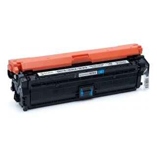 STATIC Toner cartridge compatible with HP CE271A/CE341A/CE741A cyan remanufactured 7.500 pages