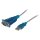 StarTech 1 Port USB to RS232 DB9 Serial Adapter Cable - M/M