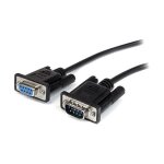 StarTech 1m Black Straight Through DB9 RS232 Serial Cable...
