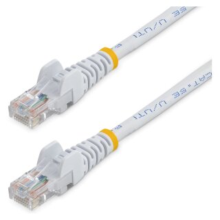 StarTech 45PAT1MWH 1m White Cat 5e Cable