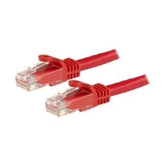 StarTech N6PATC3MRD 3m Red Gigabit Snagless RJ45 UTP Cat6 Patch Cable