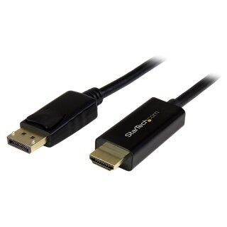 StarTech DisplayPort to HDMI Converter Cable - 6.5ft 2m - 4K