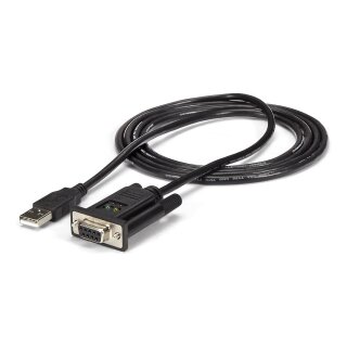 StarTech 1 Port USB to Null Modem RS232 DB9 Serial DCE Adapter Cable with FTDI