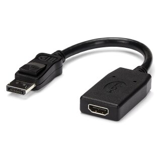 StarTech DisplayPort auf HDMI Video Adapter / Konverter - DP zu HDMI mit bis zu 1920x1200 - DP / HDMI Lnge 24cm St/Bu