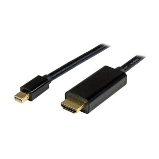 StarTech Mini DisplayPort to HDMI Converter Cable - 6 ft 2m - 4K
