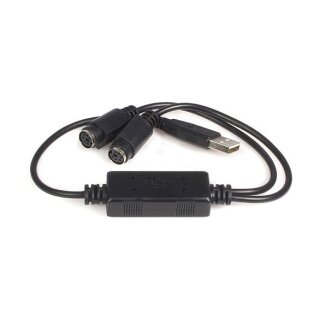 StarTech USB to PS/2 Adapter - Keyboard and Mouse