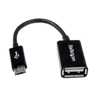StarTech 5in Micro USB to USB OTG Host Adapter M/F