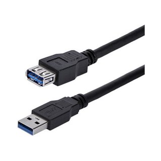 StarTech 1m Black SuperSpeed USB 3.0 Extension Cable A to A - M/F