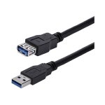 StarTech 1m Black SuperSpeed USB 3.0 Extension Cable A to...