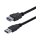 StarTech 1m Black SuperSpeed USB 3.0 Extension Cable A to A - M/F