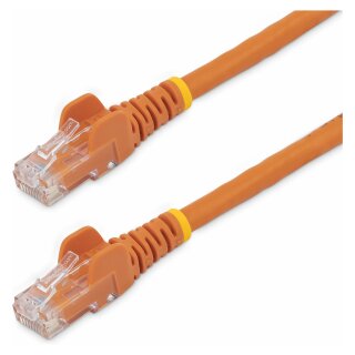 StarTech 3m Orange Gigabit Snagless RJ45 UTP Cat6 Patch Cable