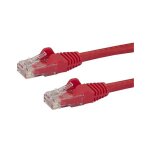 StarTech 10 m Red Snagless Cat6 UTP Patch Cable - ETL...